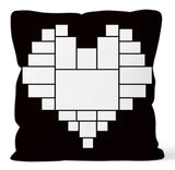 Paw Print OR Heart Cushion Cover Sublimation Blank Pillow Cover *** Bulk Buy £3 Each ***