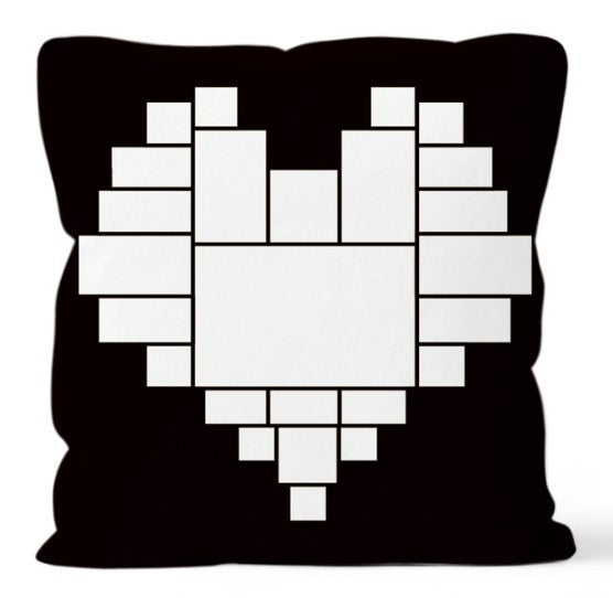 PURCHASING 1 to 5 - Paw Print OR Heart Cushion Cover Sublimation Blank