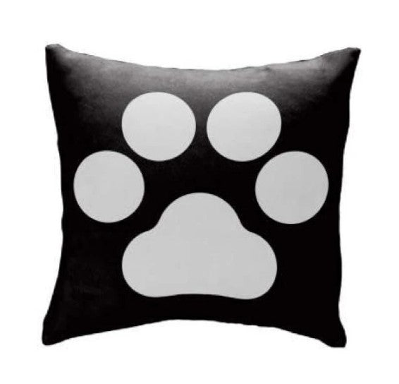 Paw Print OR Heart Cushion Cover Sublimation Blank Pillow Cover *** Bulk Buy £3 Each ***