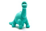 Knitted Diplodocus Dinosaur Toy - Ice Blue | Ruby and J