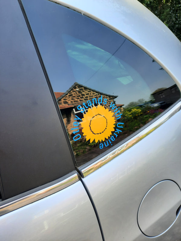 Personalised car decal - 50% donated to Charity