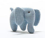 Blue Elephant Baby Rattle | Ruby and J