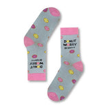 Donut Worry Be Happy Socks | Ruby and J