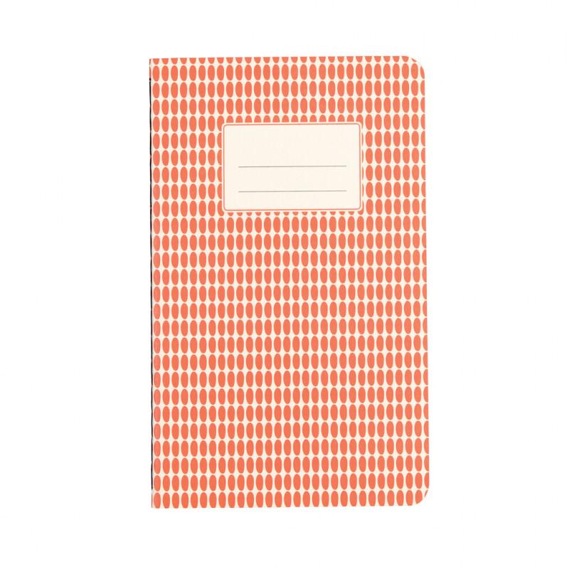 Small Orange Abstract Notebook | Ruby and J