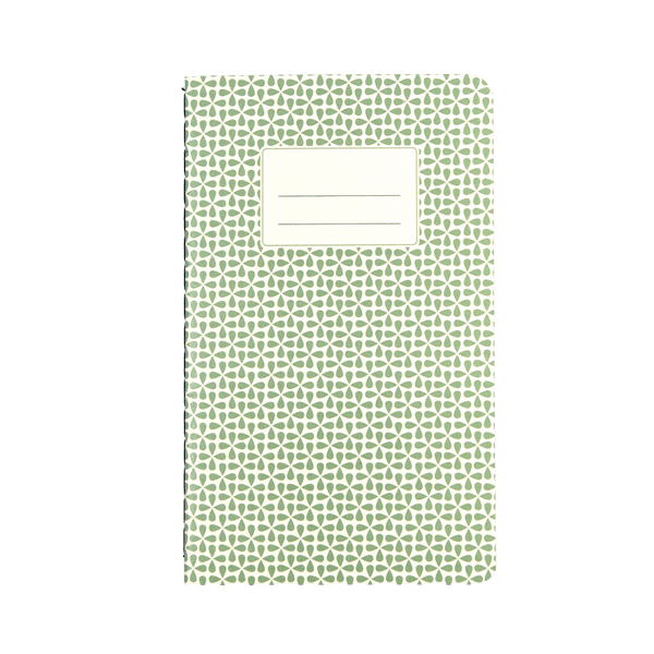 Small Green Abstract Notebook | Ruby and J